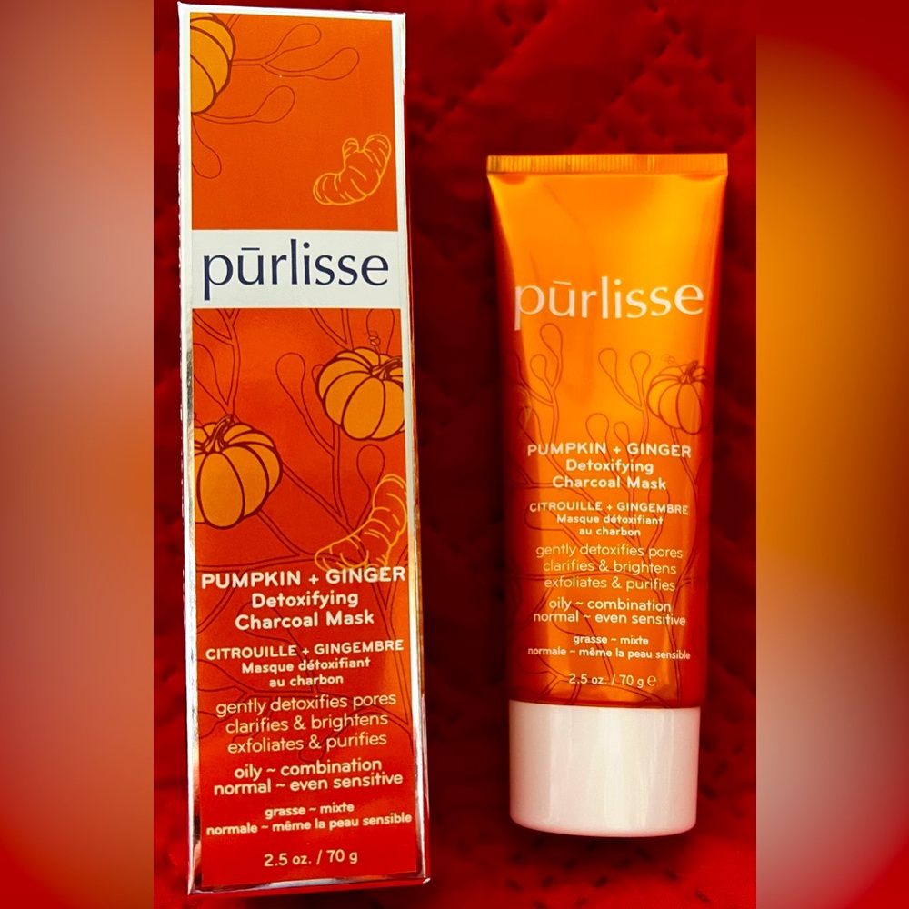 PURLISSE
Pumpkin + Ginger Detoxifying Charcoal Mask
